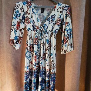 Hypnotized Empire Waist Midi Dress